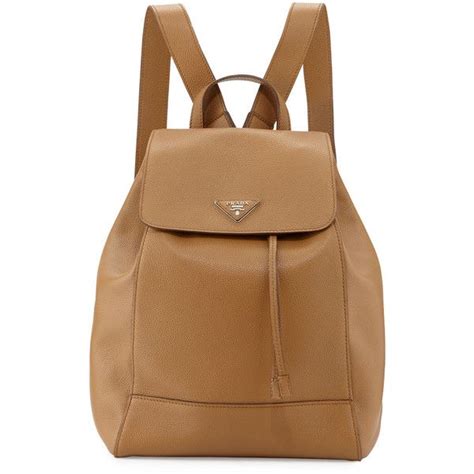 prada daino leather backpack|Prada vitello daino price.